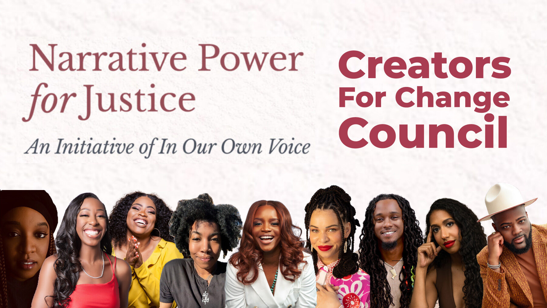 In Our Own Voice is 10 Years Old! In Our Own Voice is 10 Years Old!