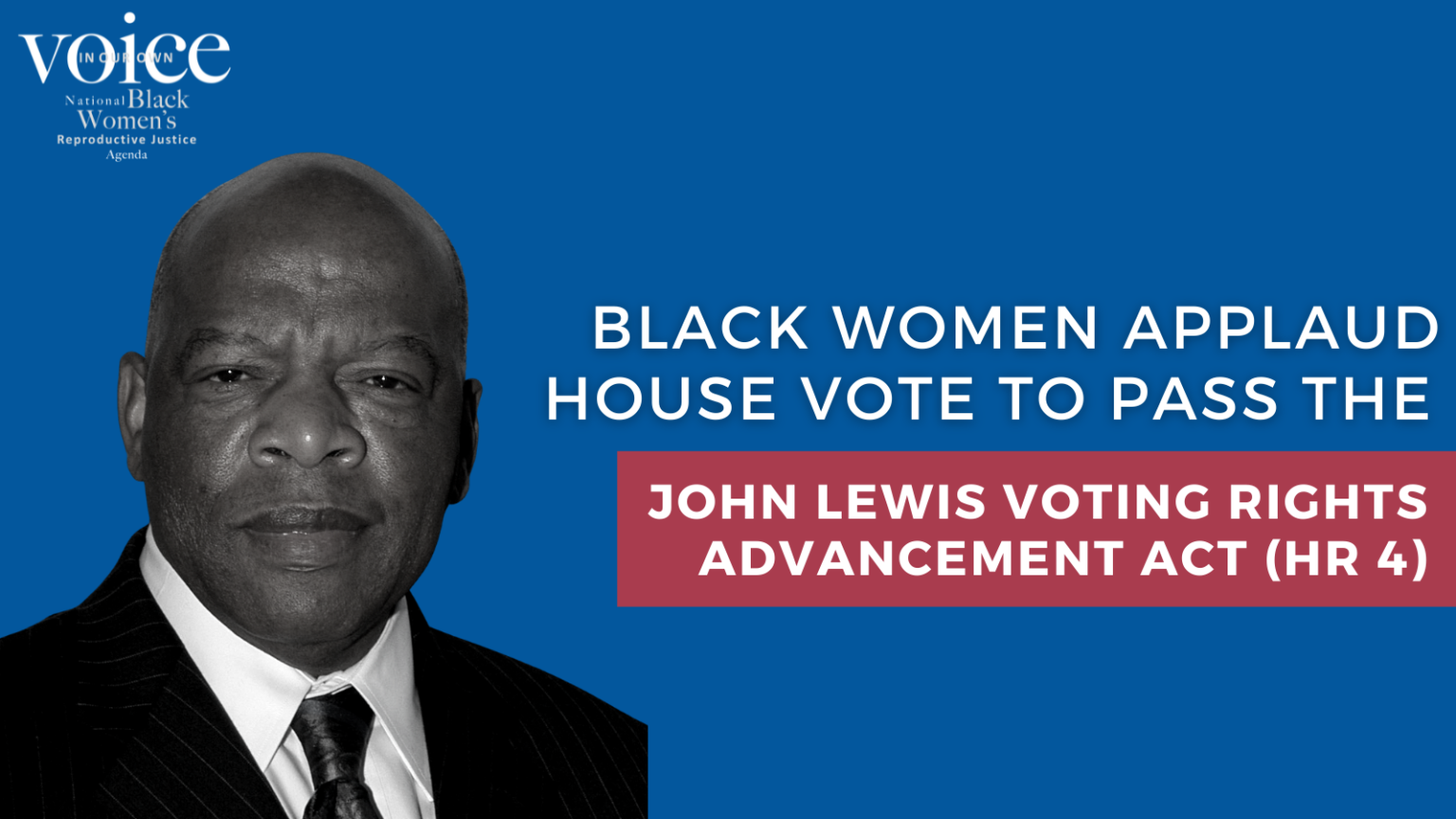 Black women applaud House vote to pass the John Lewis Voting Rights