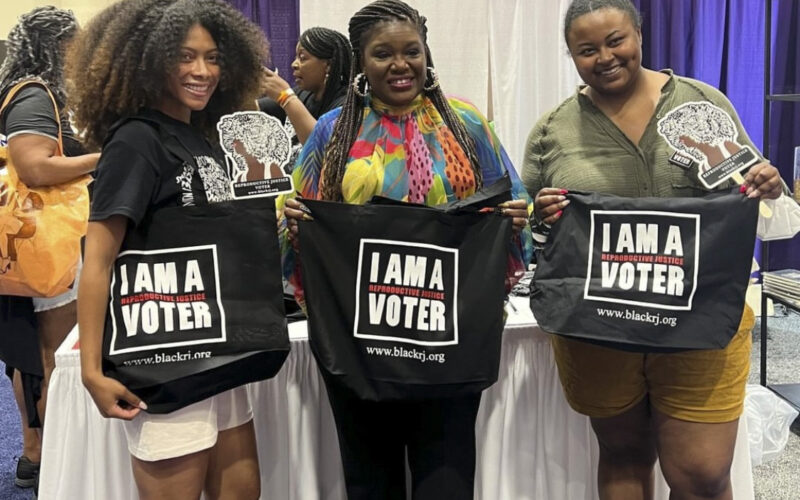From L To R: Kaylan Tanner, Representative Cori Bush, And Camille Kidd